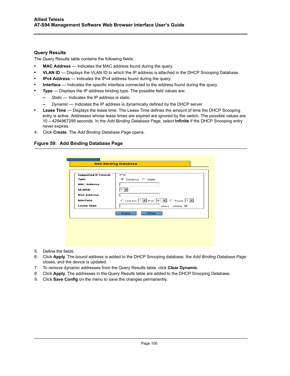 Allied Telesis AT-S94 User Manual | Page 100 / 254