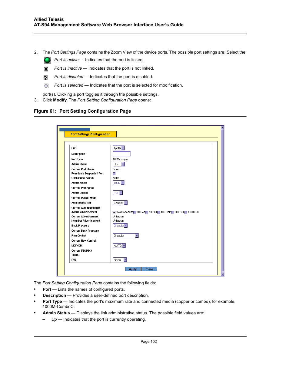 Allied Telesis AT-S94 User Manual | Page 102 / 254