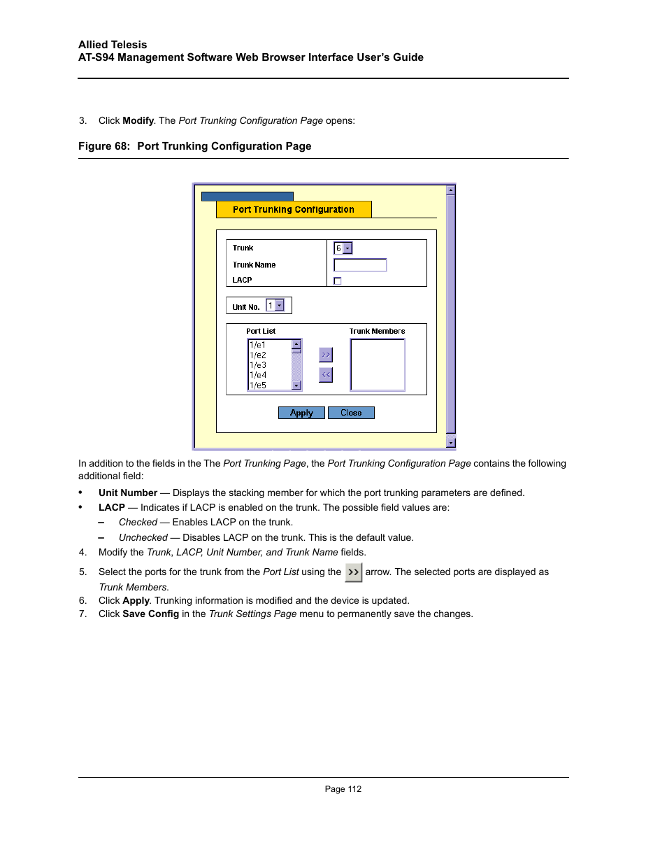 Allied Telesis AT-S94 User Manual | Page 112 / 254