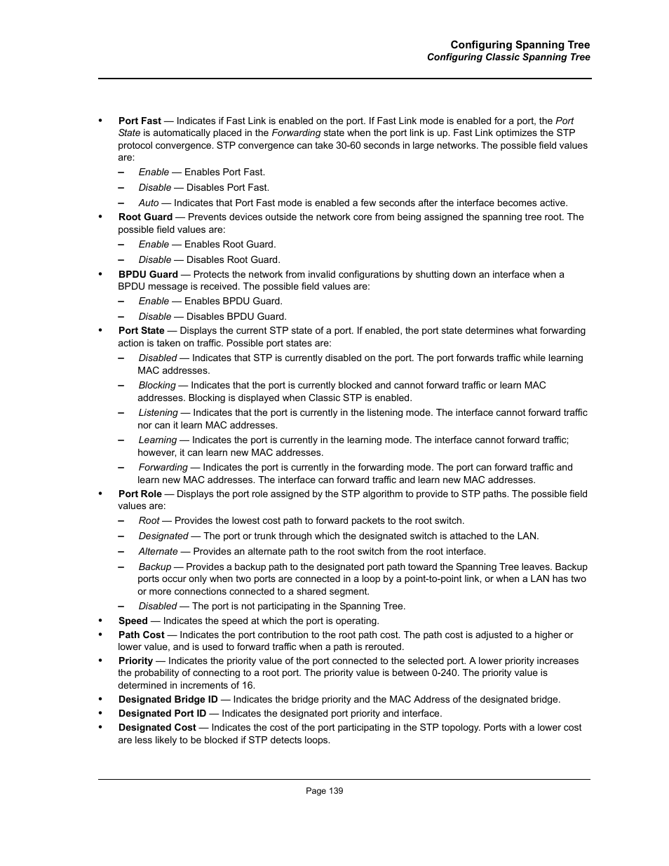 Allied Telesis AT-S94 User Manual | Page 139 / 254