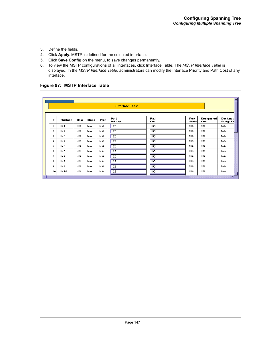 Allied Telesis AT-S94 User Manual | Page 147 / 254