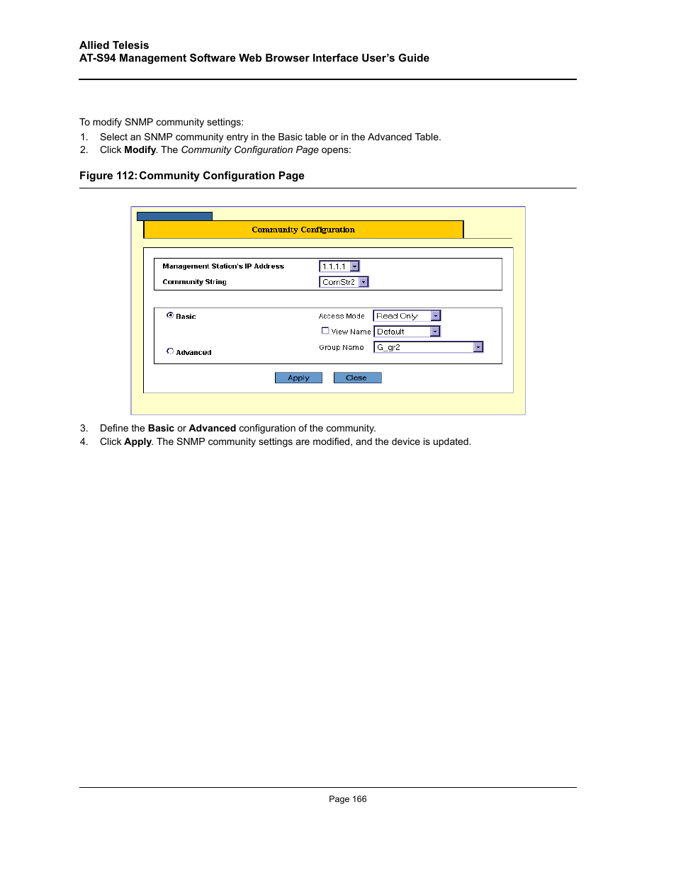Allied Telesis AT-S94 User Manual | Page 166 / 254