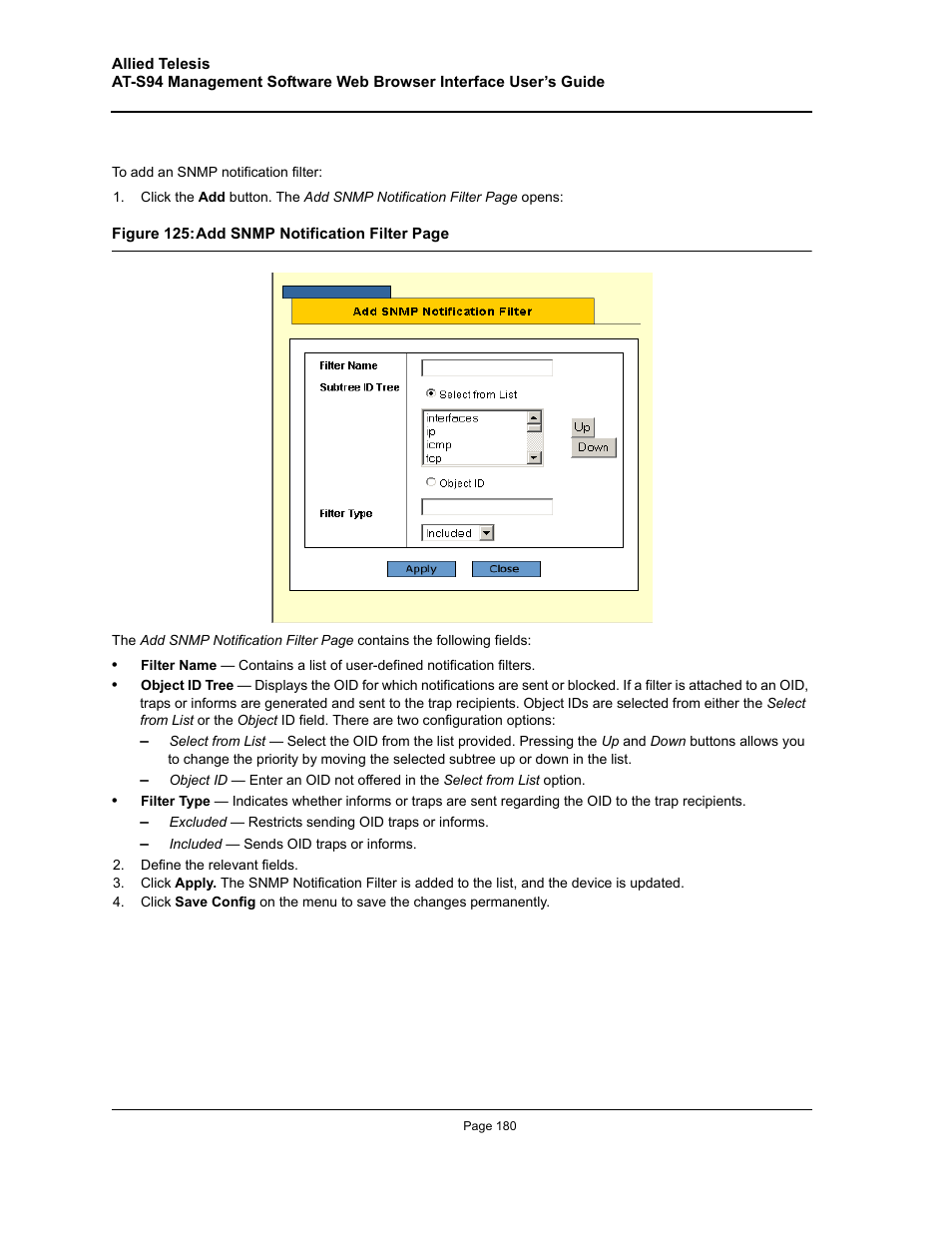 Allied Telesis AT-S94 User Manual | Page 180 / 254