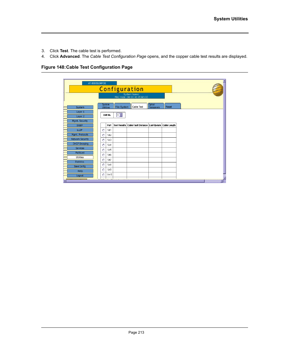 Allied Telesis AT-S94 User Manual | Page 213 / 254
