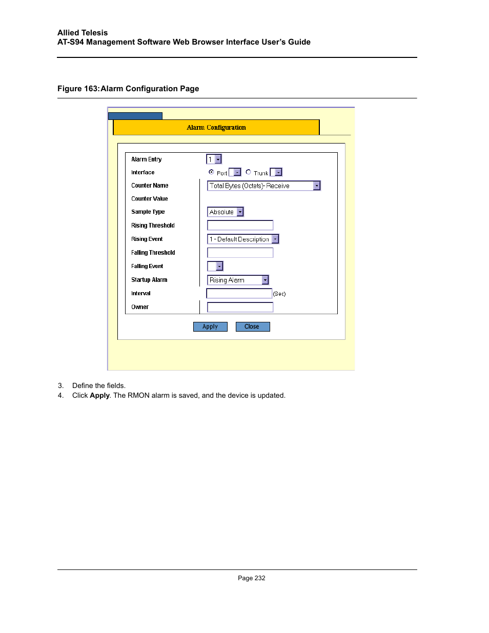 Allied Telesis AT-S94 User Manual | Page 232 / 254