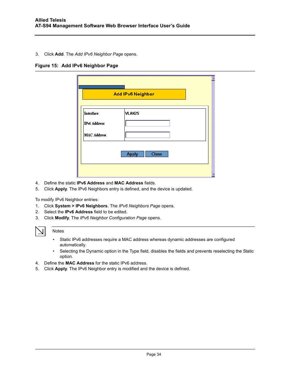 Allied Telesis AT-S94 User Manual | Page 34 / 254