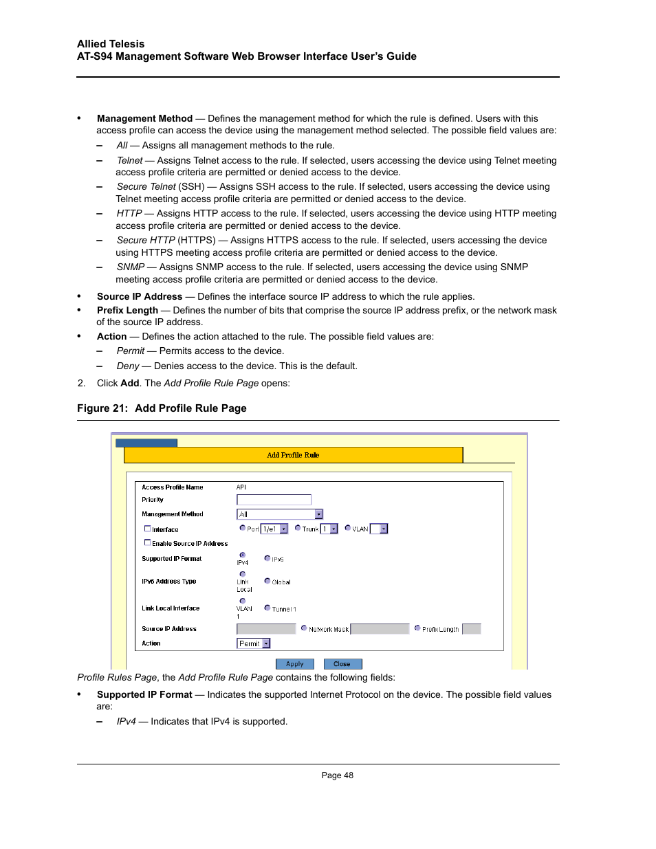 Allied Telesis AT-S94 User Manual | Page 48 / 254