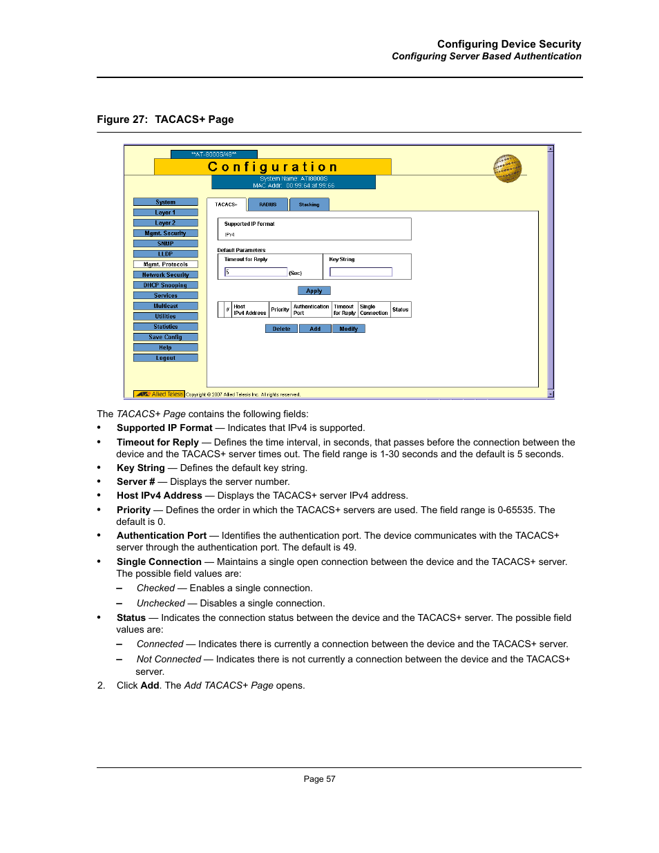 Allied Telesis AT-S94 User Manual | Page 57 / 254