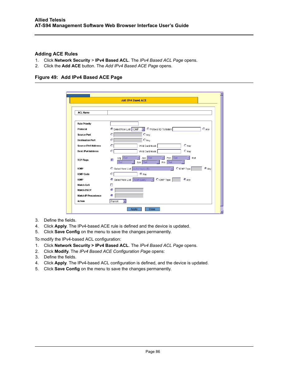 Allied Telesis AT-S94 User Manual | Page 86 / 254