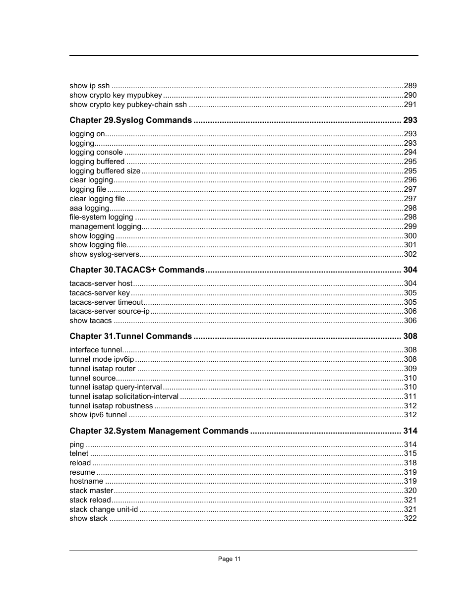 Allied Telesis AT-S95 CLI User Manual | Page 11 / 392