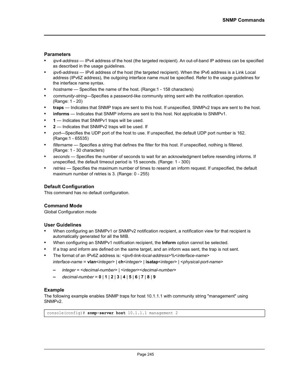 Allied Telesis AT-S95 CLI User Manual | Page 245 / 392