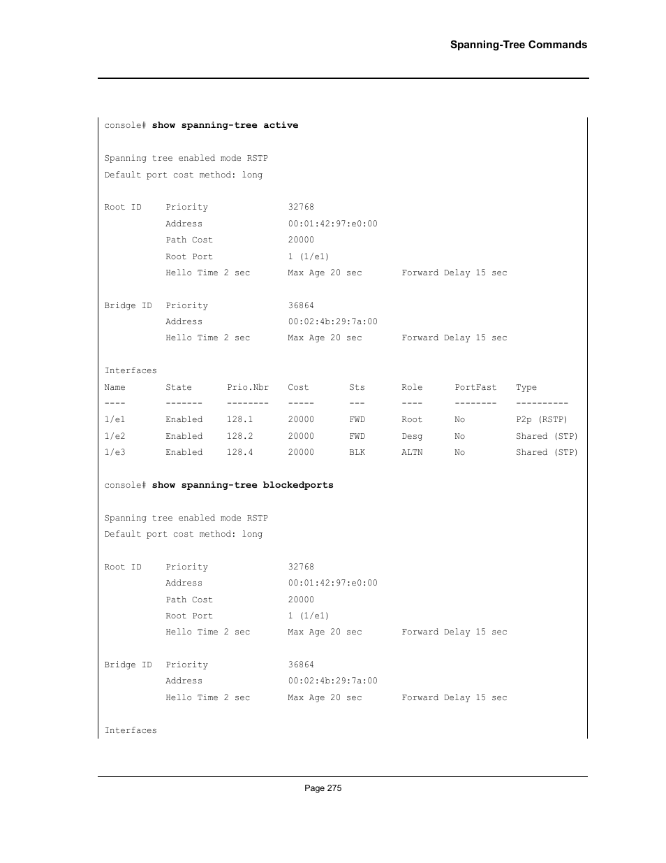 Allied Telesis AT-S95 CLI User Manual | Page 275 / 392
