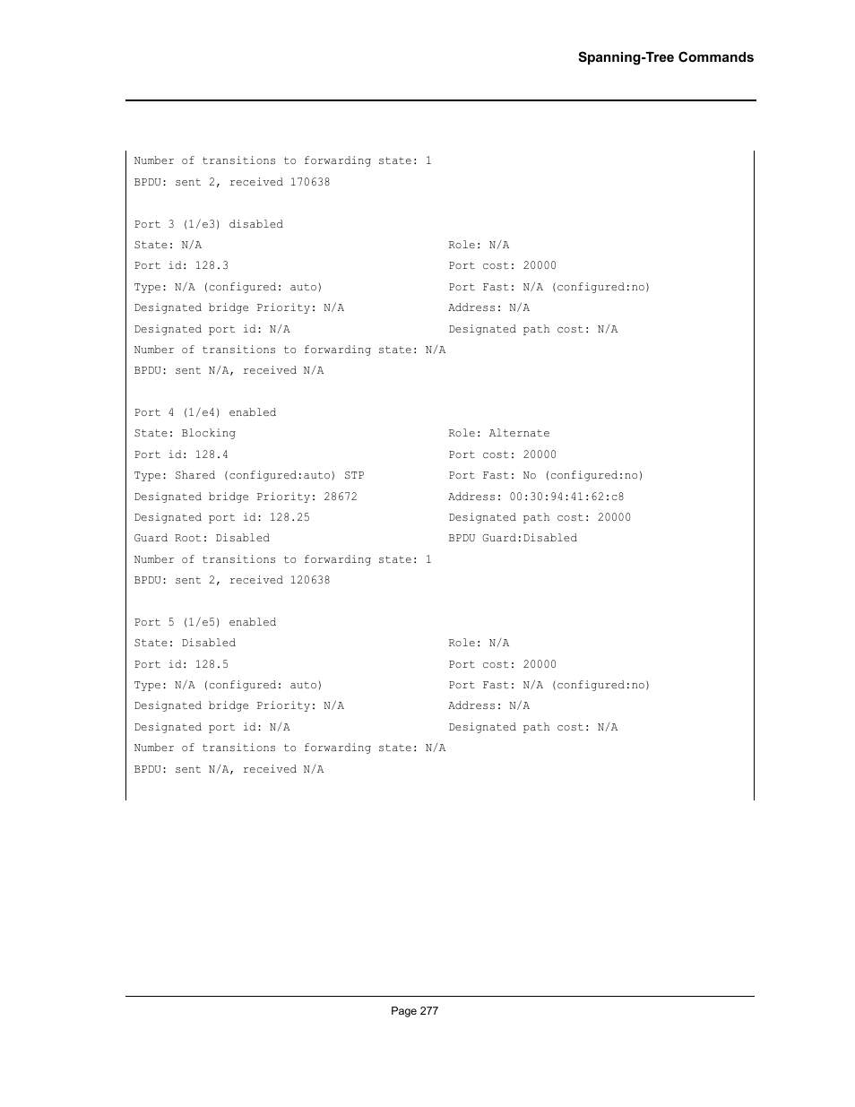 Allied Telesis AT-S95 CLI User Manual | Page 277 / 392