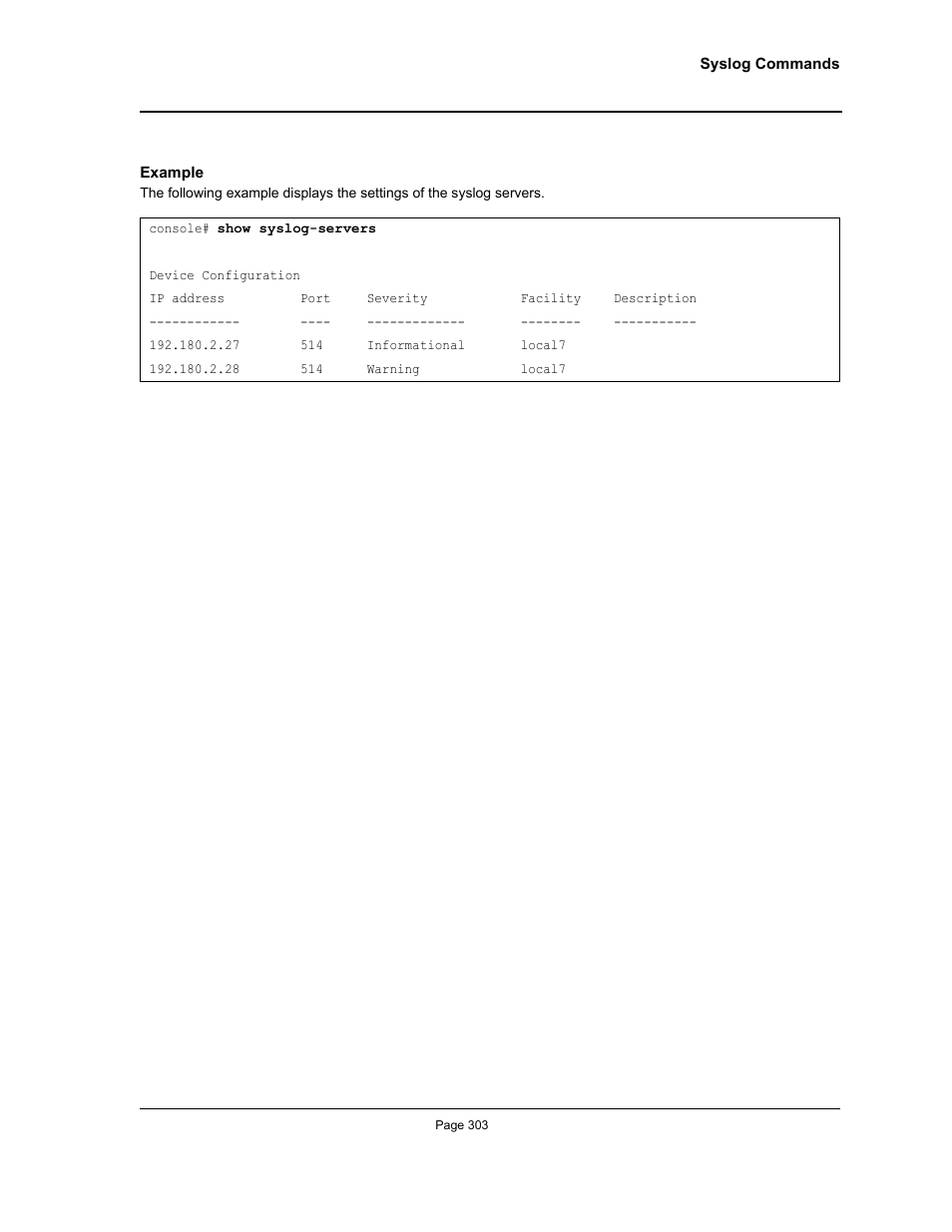 Allied Telesis AT-S95 CLI User Manual | Page 303 / 392