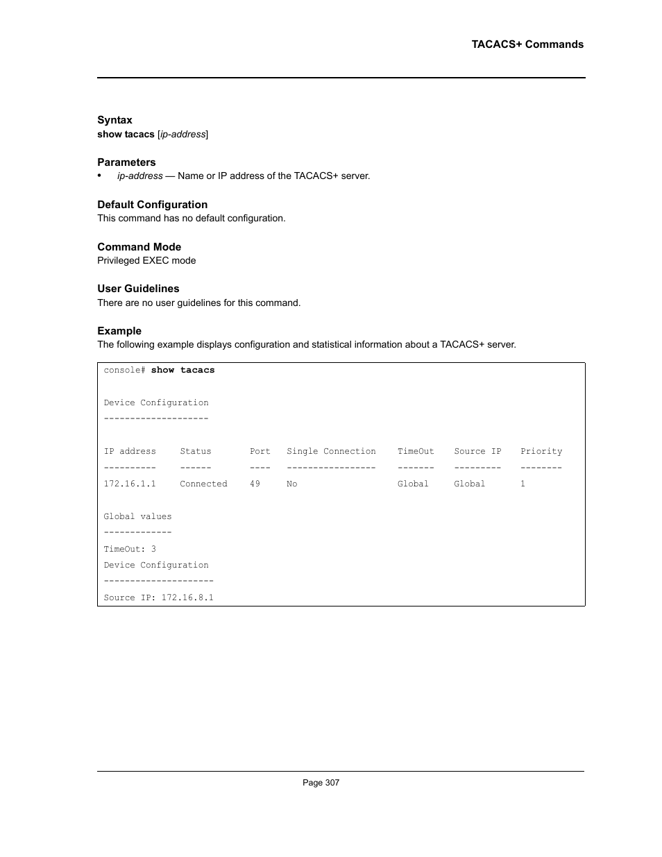 Allied Telesis AT-S95 CLI User Manual | Page 307 / 392