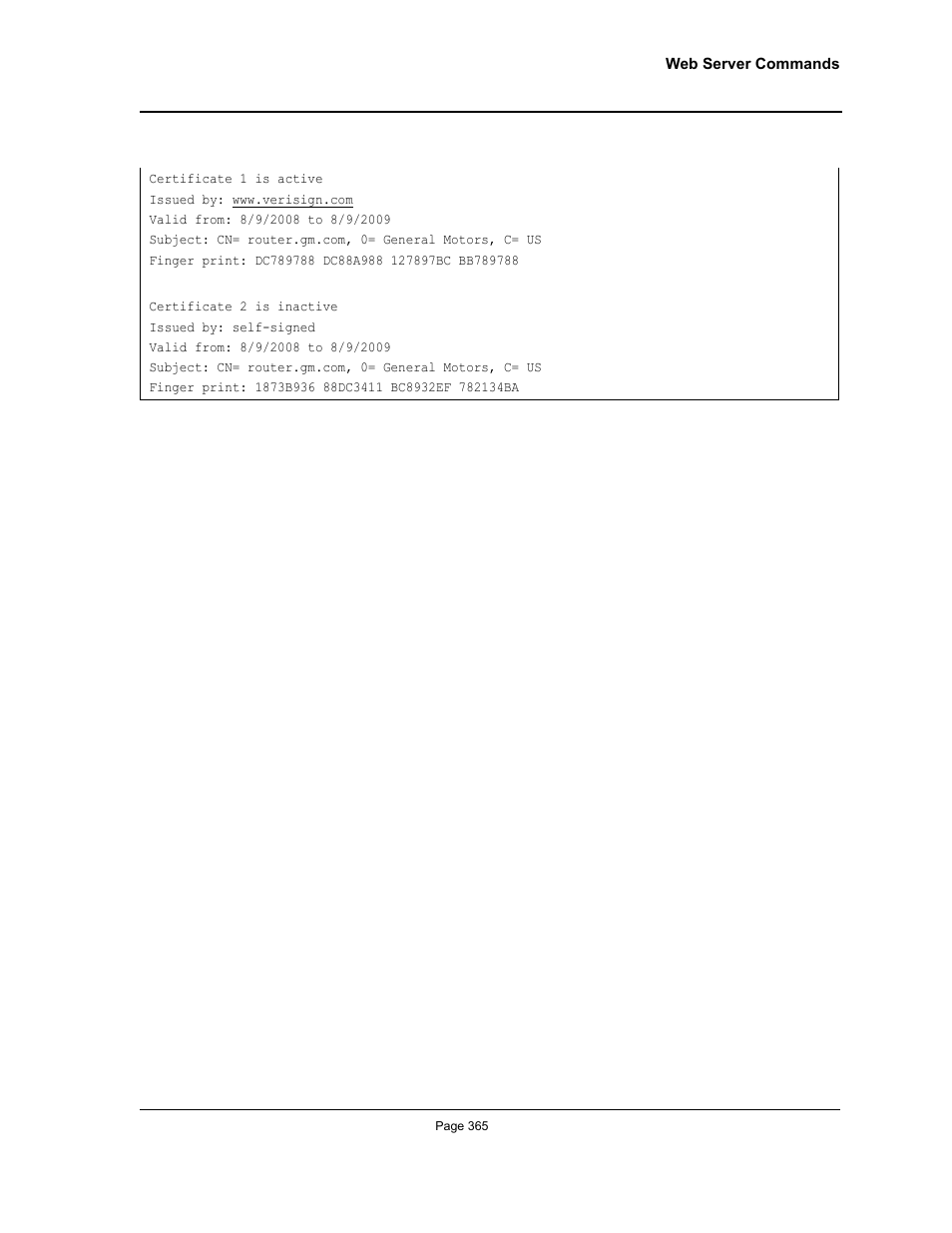 Allied Telesis AT-S95 CLI User Manual | Page 365 / 392