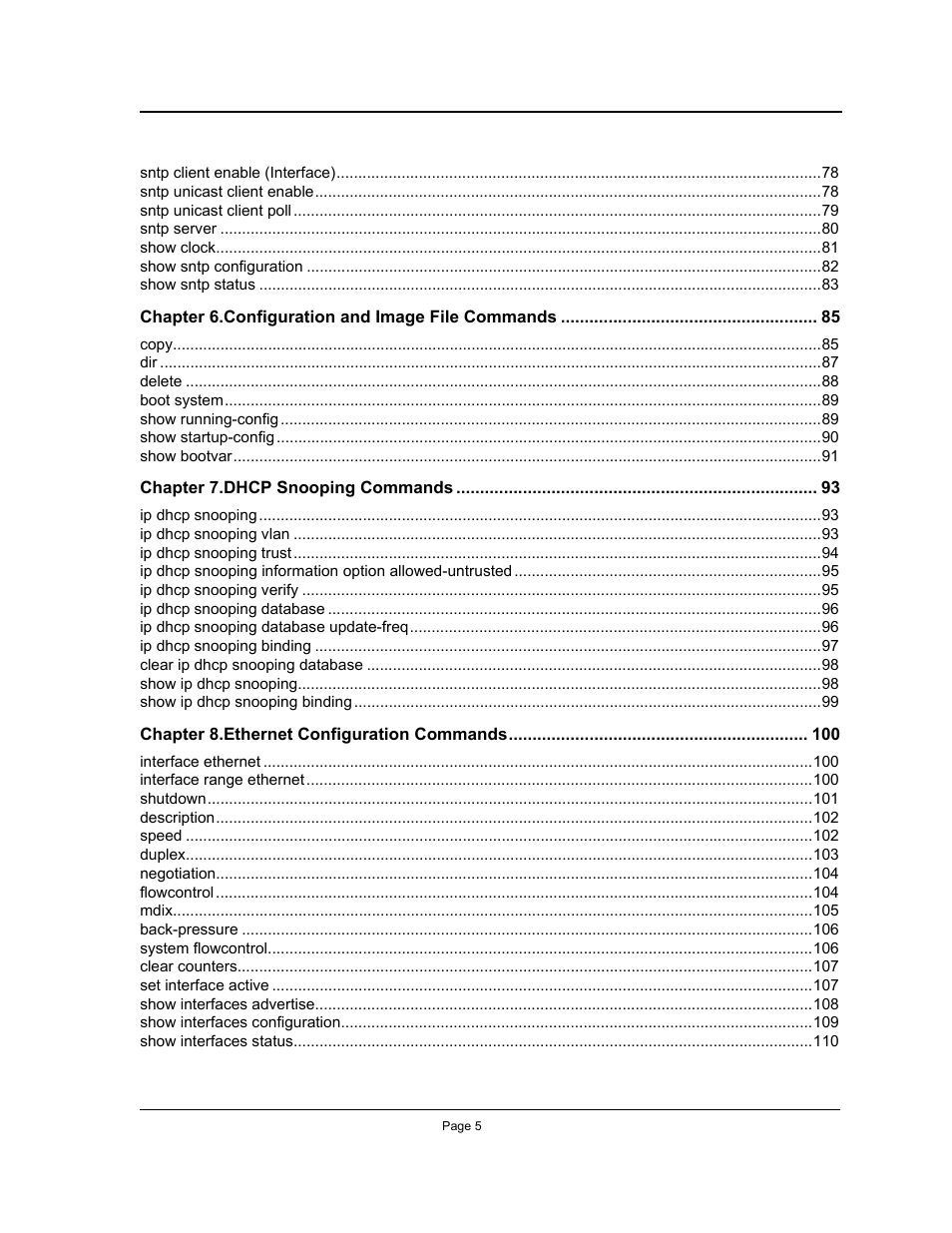 Allied Telesis AT-S95 CLI User Manual | Page 5 / 392
