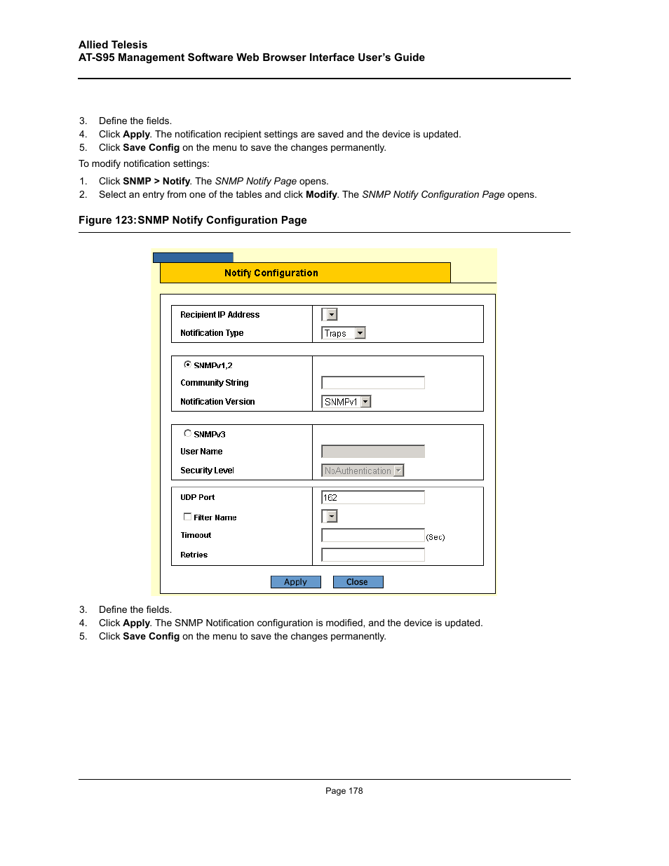 Allied Telesis AT-S95 WEB User Manual | Page 178 / 254