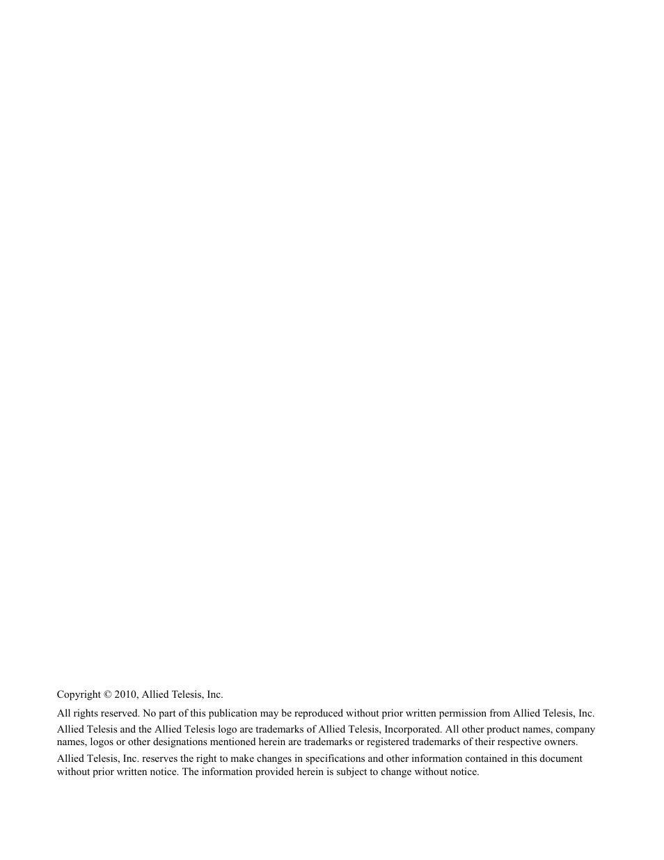 Allied Telesis AT-S95 WEB User Manual | Page 2 / 254