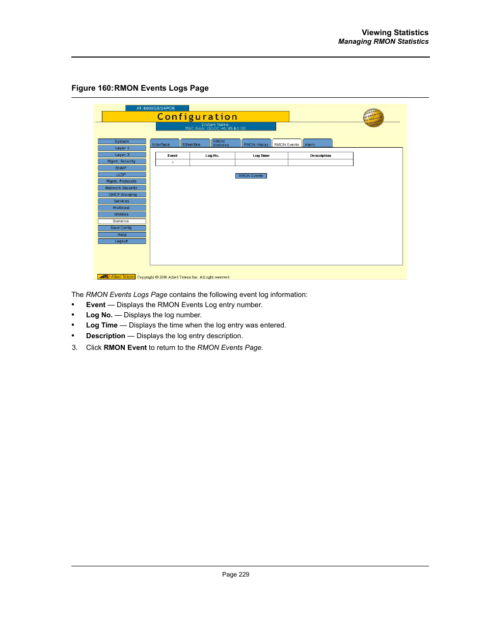 Allied Telesis AT-S95 WEB User Manual | Page 229 / 254