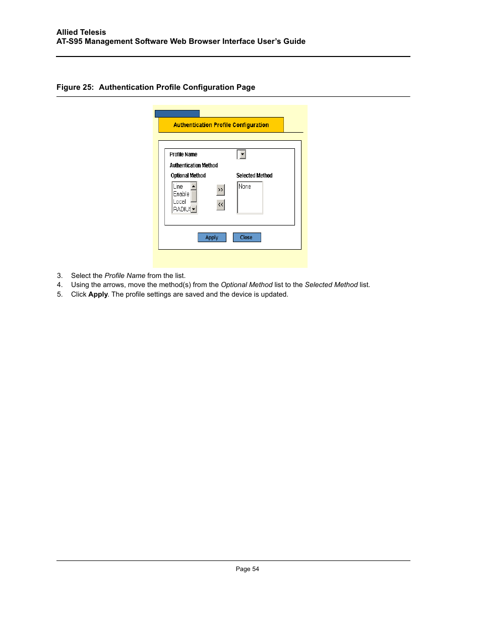 Allied Telesis AT-S95 WEB User Manual | Page 54 / 254