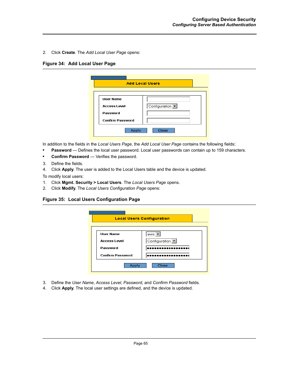 Allied Telesis AT-S95 WEB User Manual | Page 65 / 254