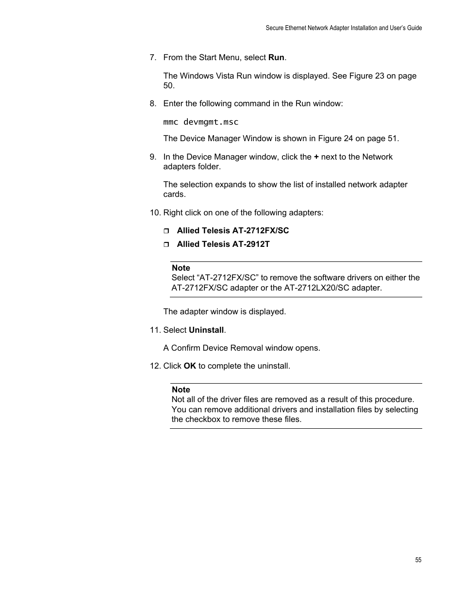 Allied Telesis AT-2912T User Manual | Page 55 / 100