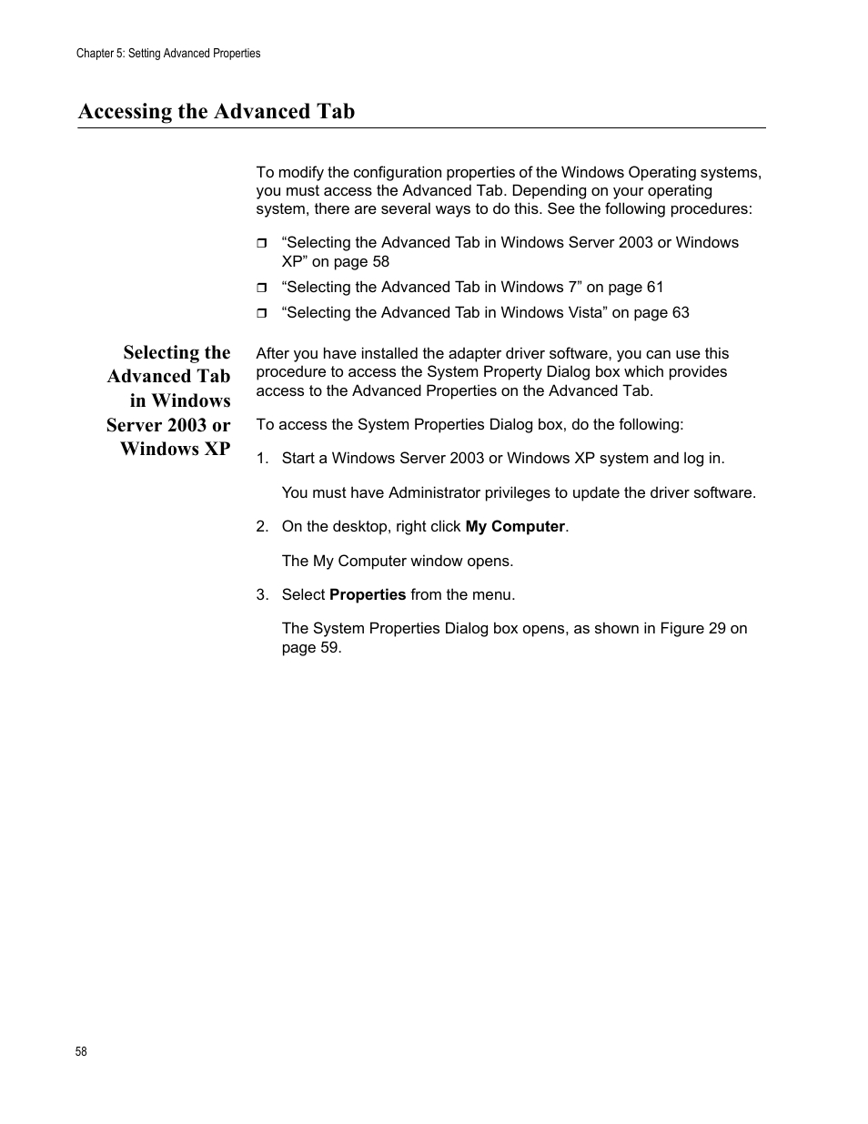 Accessing the advanced tab | Allied Telesis AT-2912T User Manual | Page 58 / 100