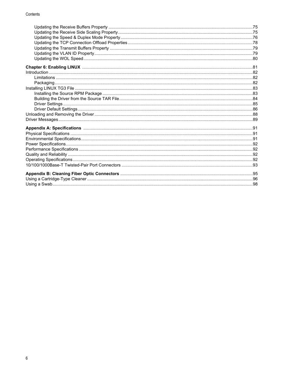 Allied Telesis AT-2912T User Manual | Page 6 / 100