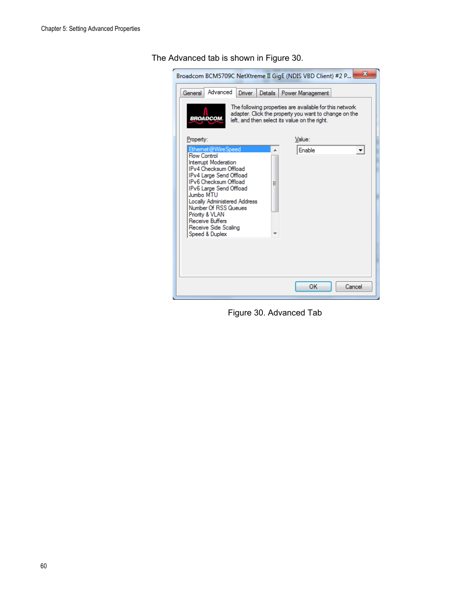 Figure 30. advanced tab | Allied Telesis AT-2912T User Manual | Page 60 / 100