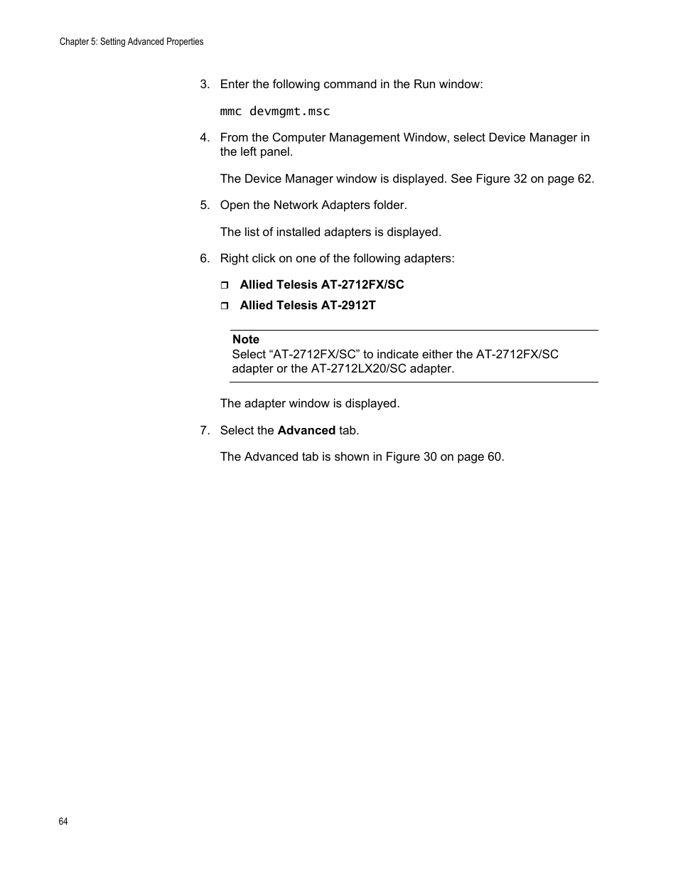 Allied Telesis AT-2912T User Manual | Page 64 / 100