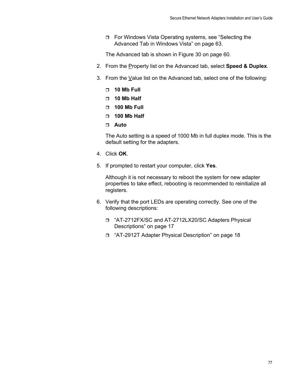 Allied Telesis AT-2912T User Manual | Page 77 / 100