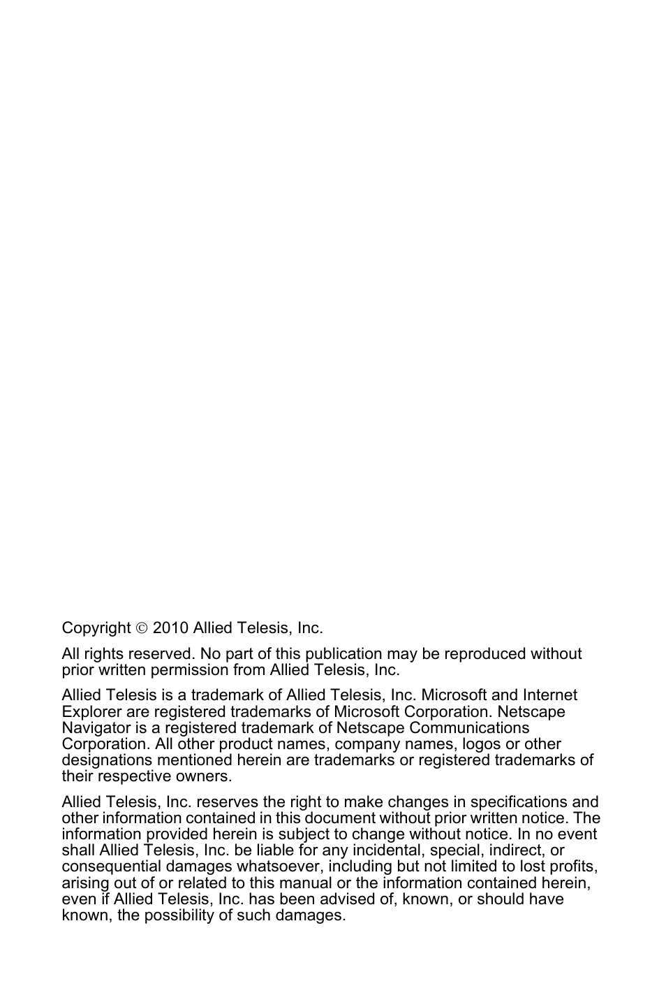 Allied Telesis AT-WA7400 User Manual | Page 2 / 62