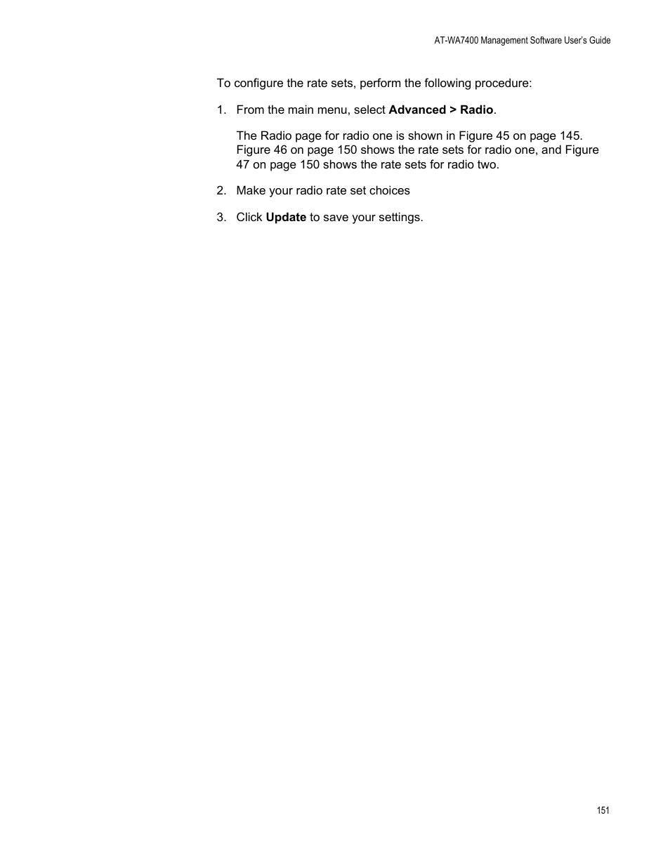 Allied Telesis AT-WA7400/EU User Manual | Page 151 / 364
