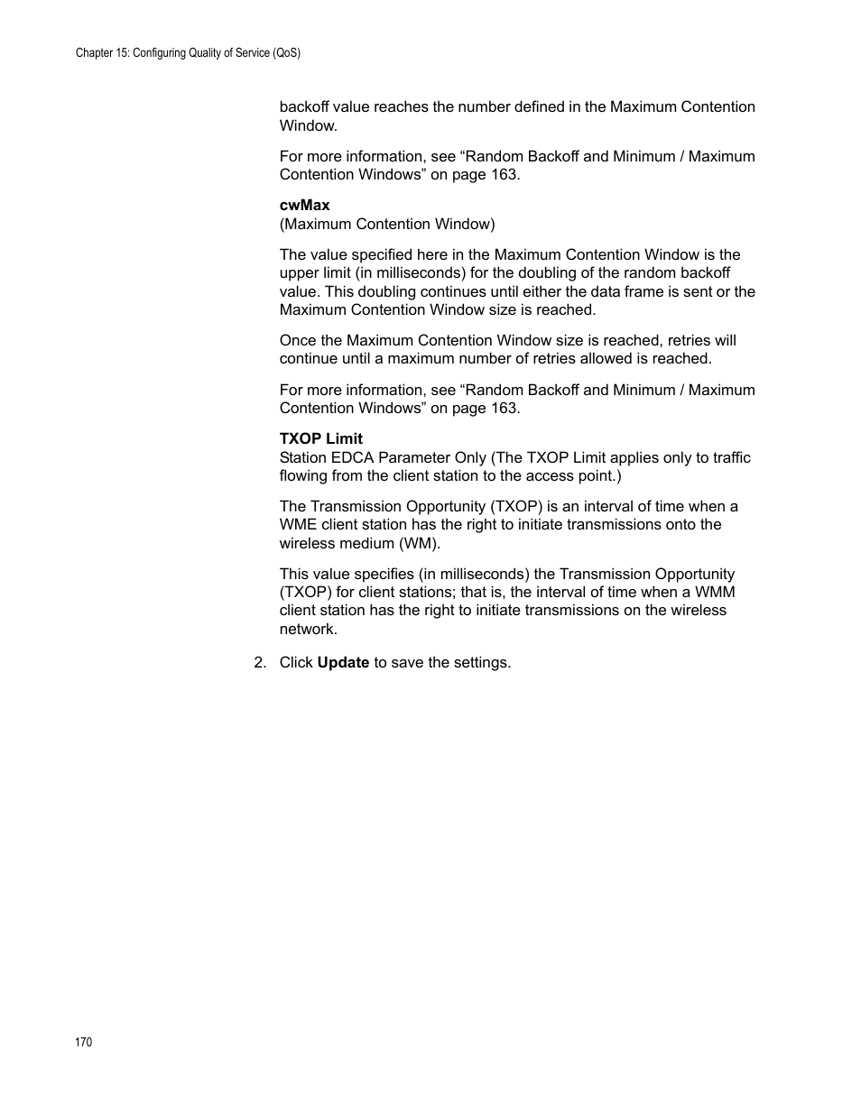 Allied Telesis AT-WA7400/EU User Manual | Page 170 / 364