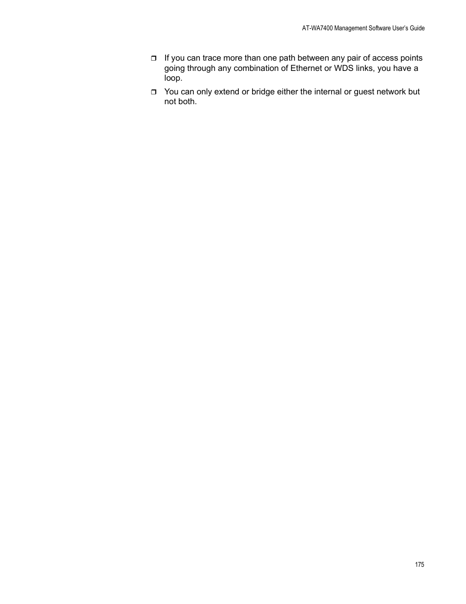 Allied Telesis AT-WA7400/EU User Manual | Page 175 / 364