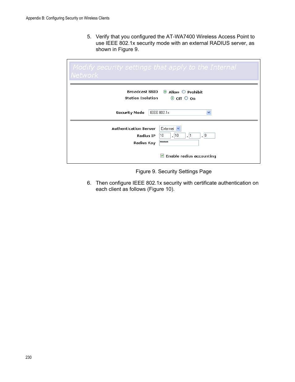 Allied Telesis AT-WA7400/EU User Manual | Page 230 / 364