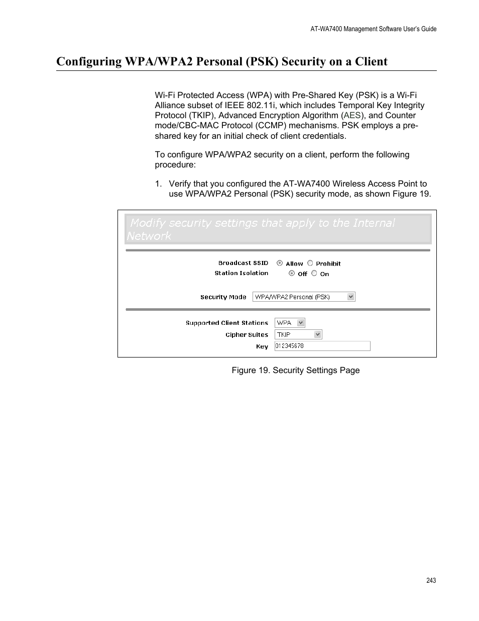 Allied Telesis AT-WA7400/EU User Manual | Page 243 / 364