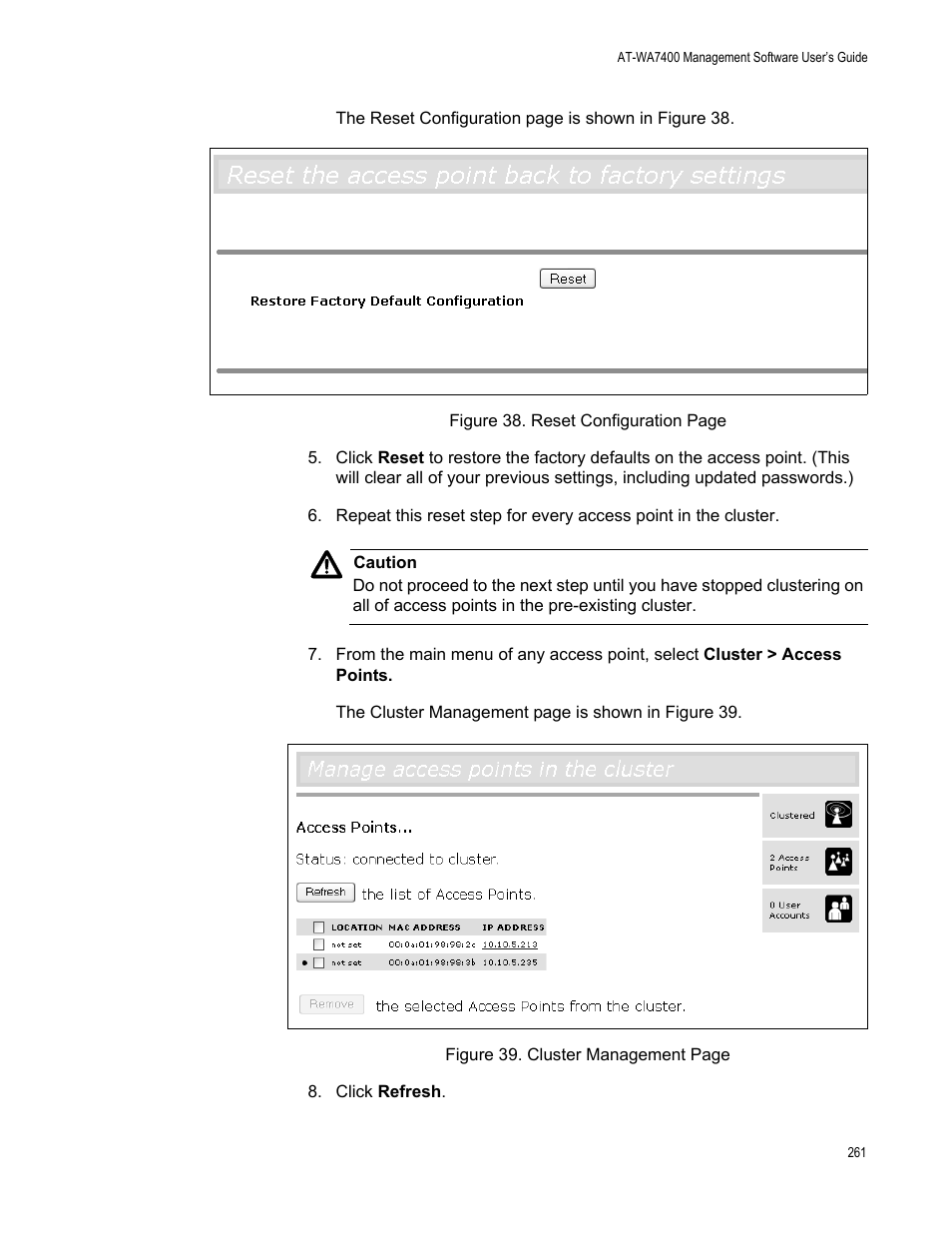 Allied Telesis AT-WA7400/EU User Manual | Page 261 / 364