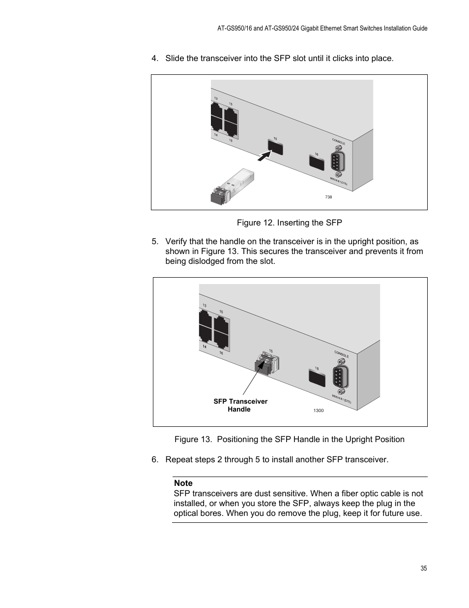 Allied Telesis AT-GS950/24 User Manual | Page 35 / 44