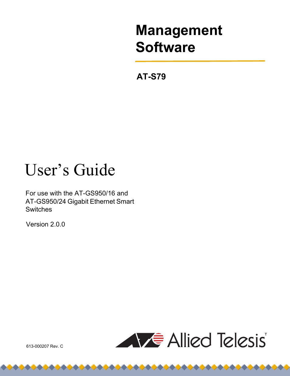 Allied Telesis AT-S79 User Manual | 348 pages