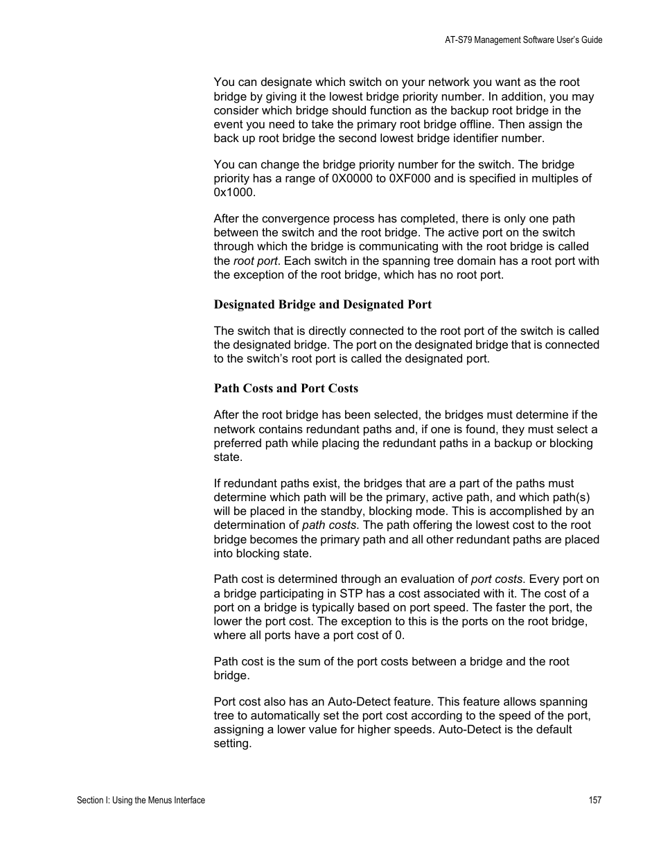 Allied Telesis AT-S79 User Manual | Page 157 / 348