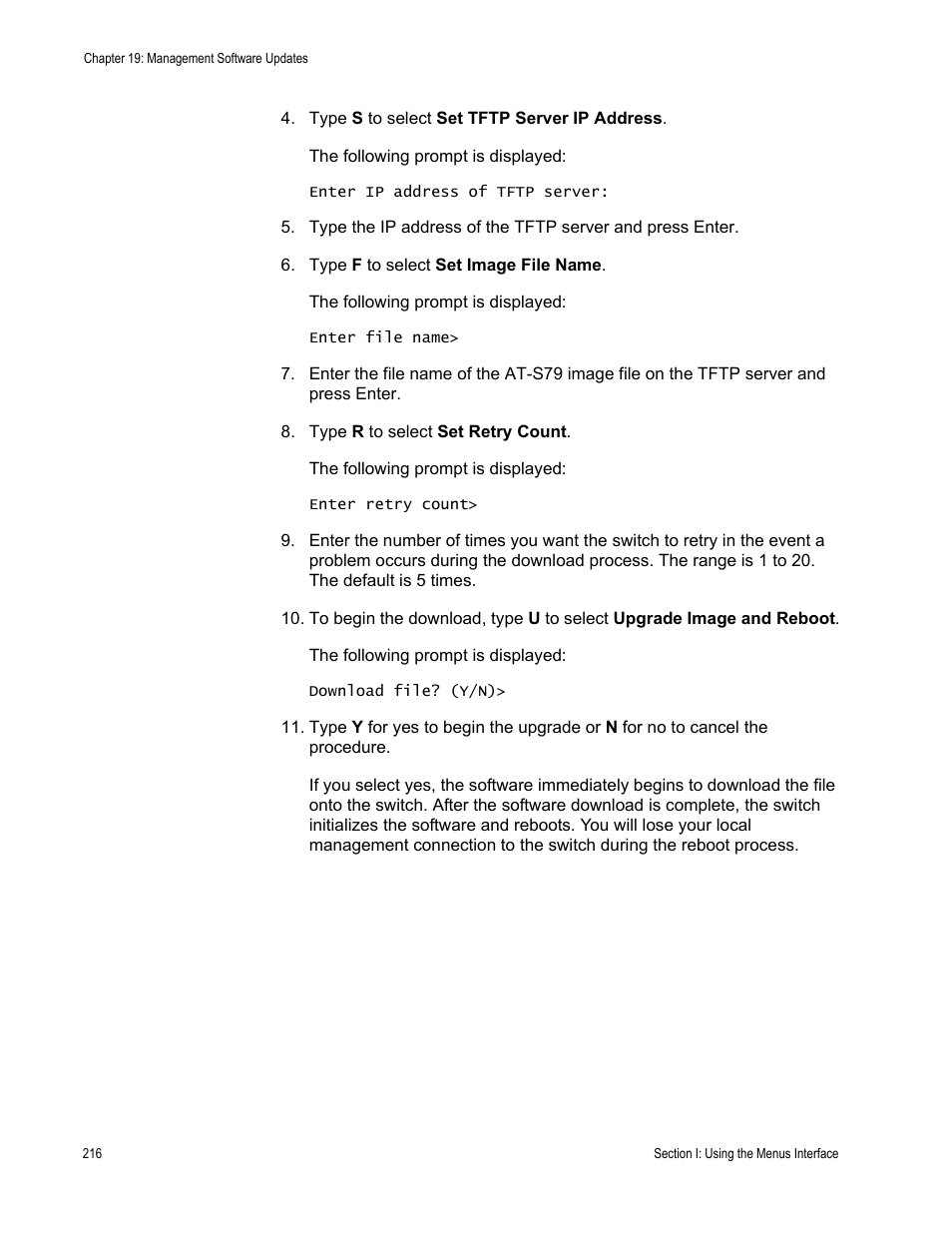 Allied Telesis AT-S79 User Manual | Page 216 / 348