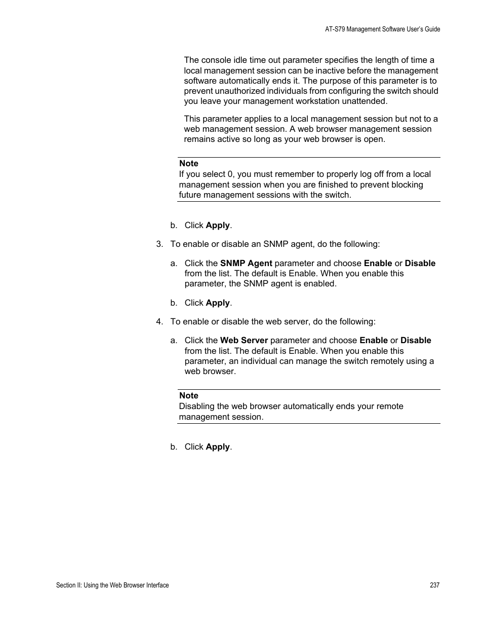 Allied Telesis AT-S79 User Manual | Page 237 / 348