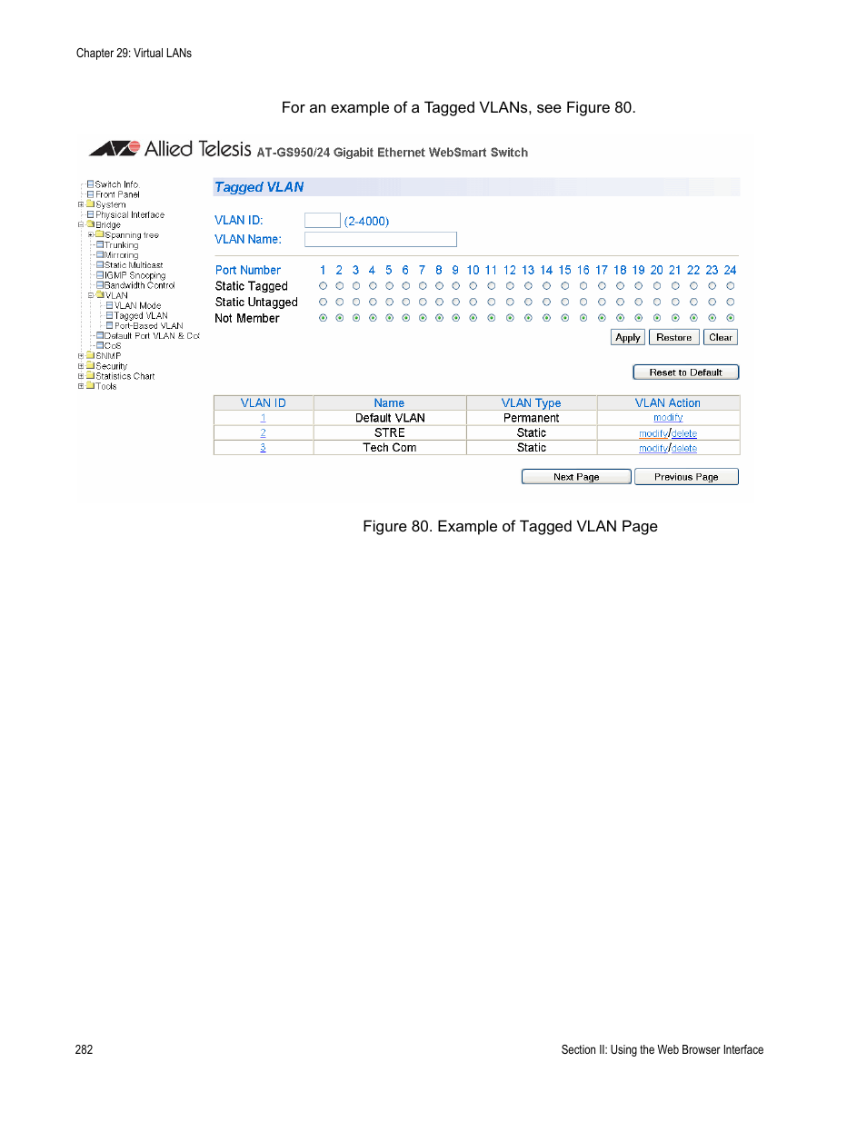 Allied Telesis AT-S79 User Manual | Page 282 / 348