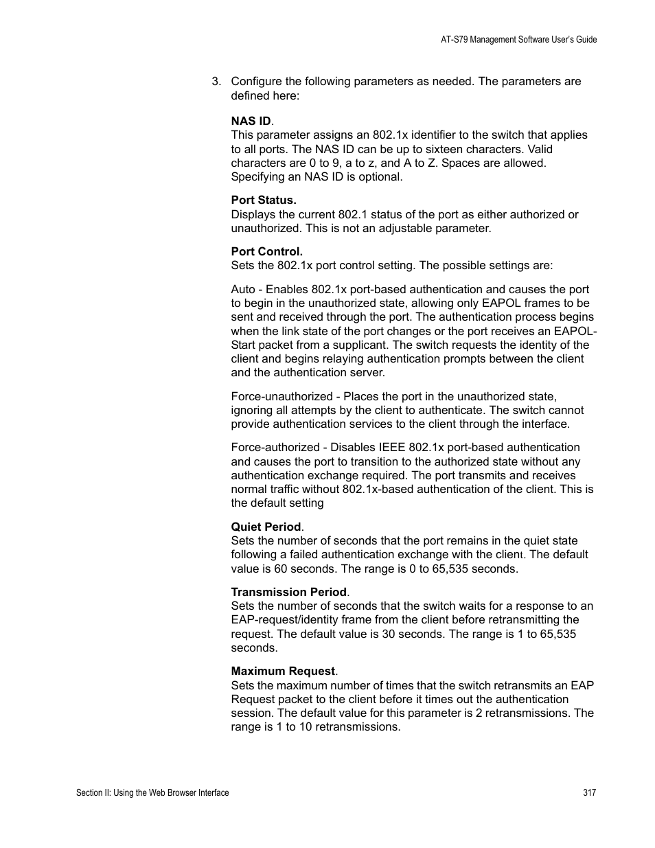Allied Telesis AT-S79 User Manual | Page 317 / 348