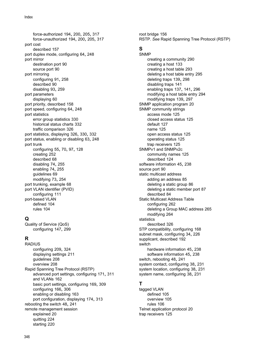 Allied Telesis AT-S79 User Manual | Page 346 / 348
