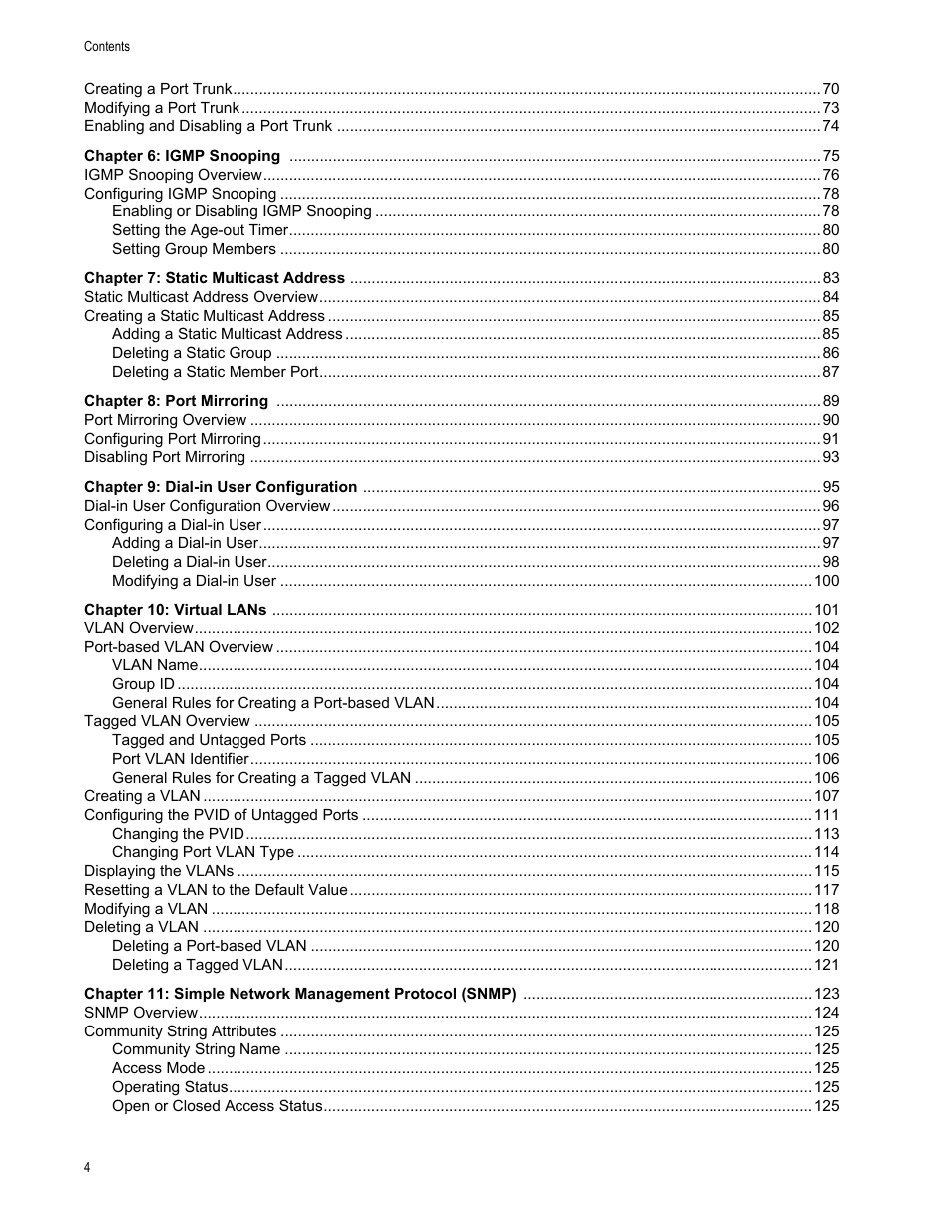 Allied Telesis AT-S79 User Manual | Page 4 / 348