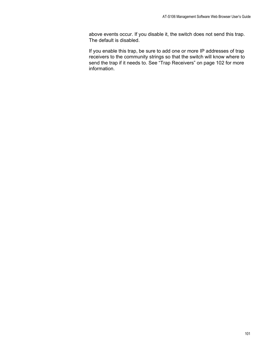 Allied Telesis AT-S106 User Manual | Page 101 / 226