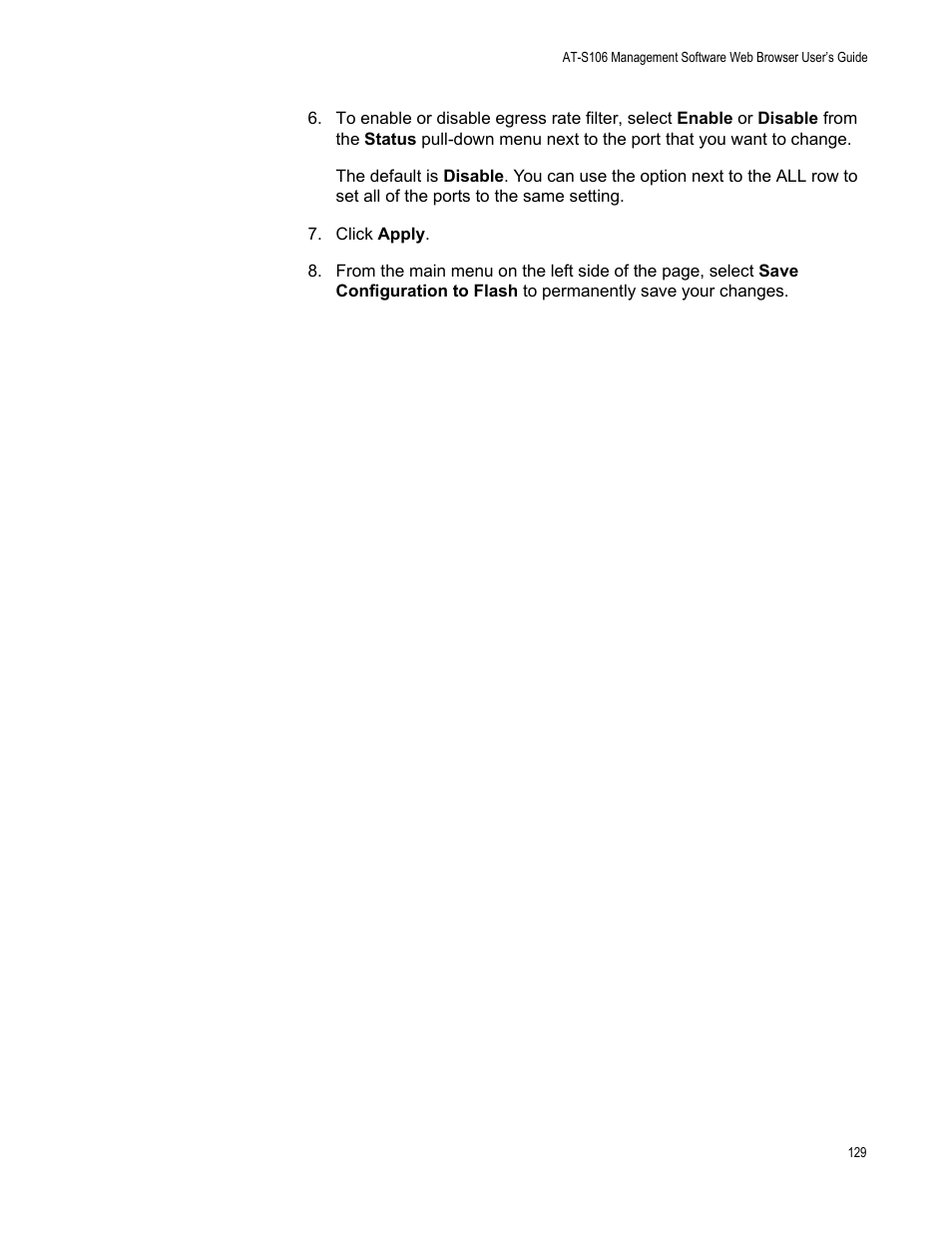 Allied Telesis AT-S106 User Manual | Page 129 / 226